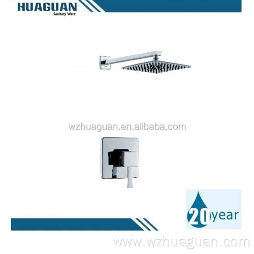 Bathroom Concealed thermostatic two square handles